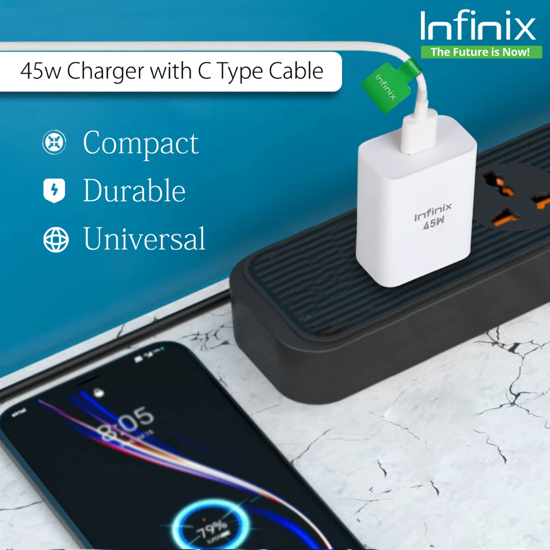 Infinx 45w refurbished adapter - Image 2